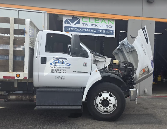Clean Truck inspection on diesel truck 2